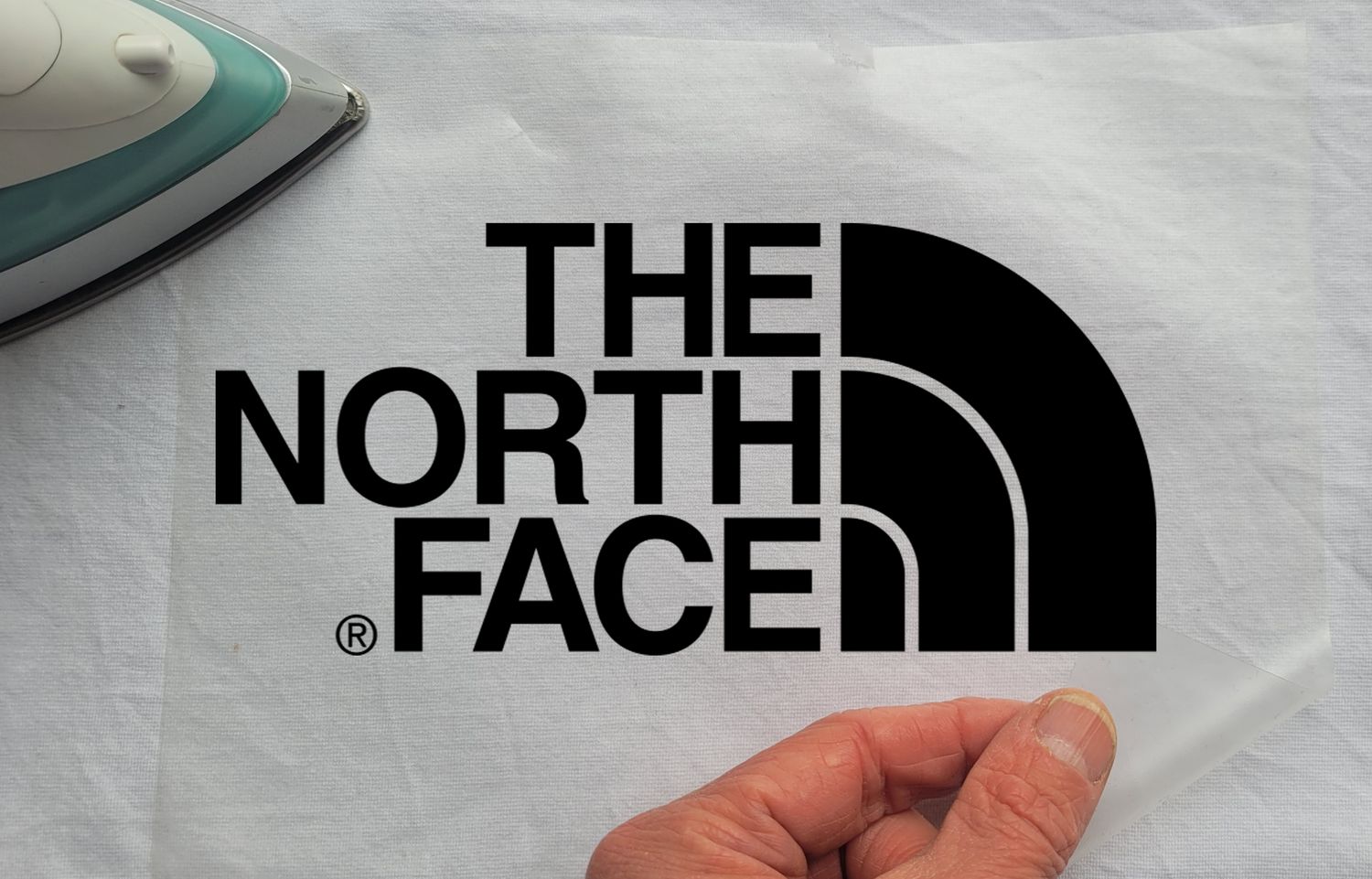The North Face Logo Iron-On Patch (HTV Transfer)