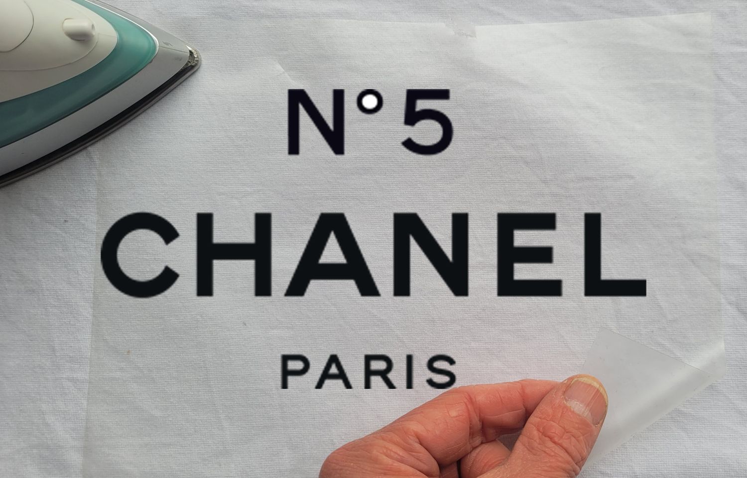 Chanel N 5 Logo Iron-On Patch (HTV Transfer)