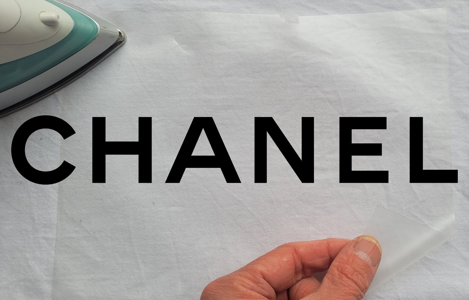 Chanel Logo Iron-On Patch (HTV Transfer)