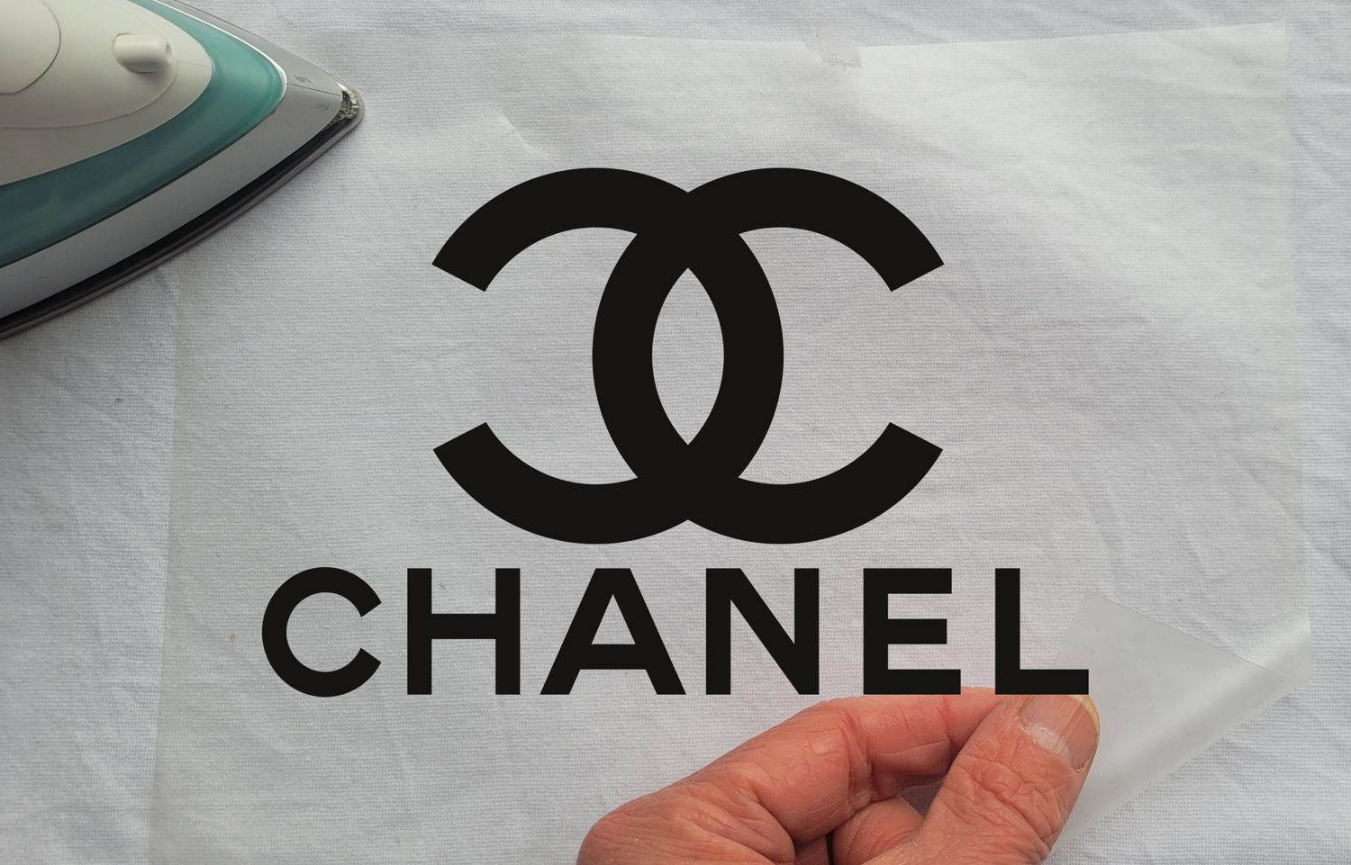 Chanel Logo Iron-On Patch (HTV Transfer)