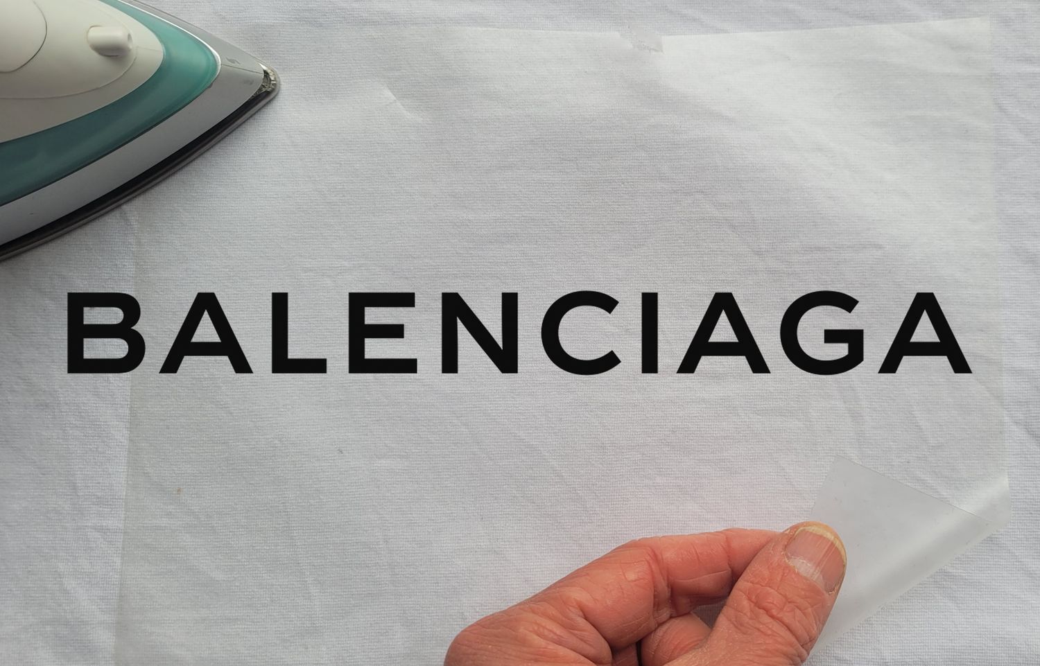 Balenciaga Iron-On Patch (HTV Transfer)