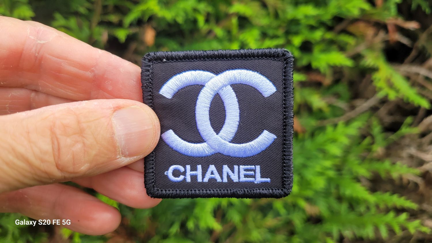 Chanel Logo Embroidered Iron-On Patch