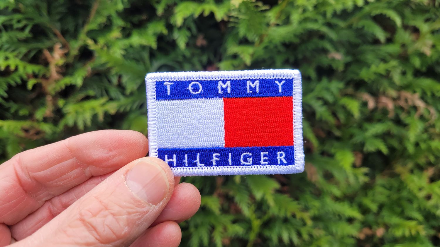 Tommy Hilfiger Logo Embroidered Iron-On Patch