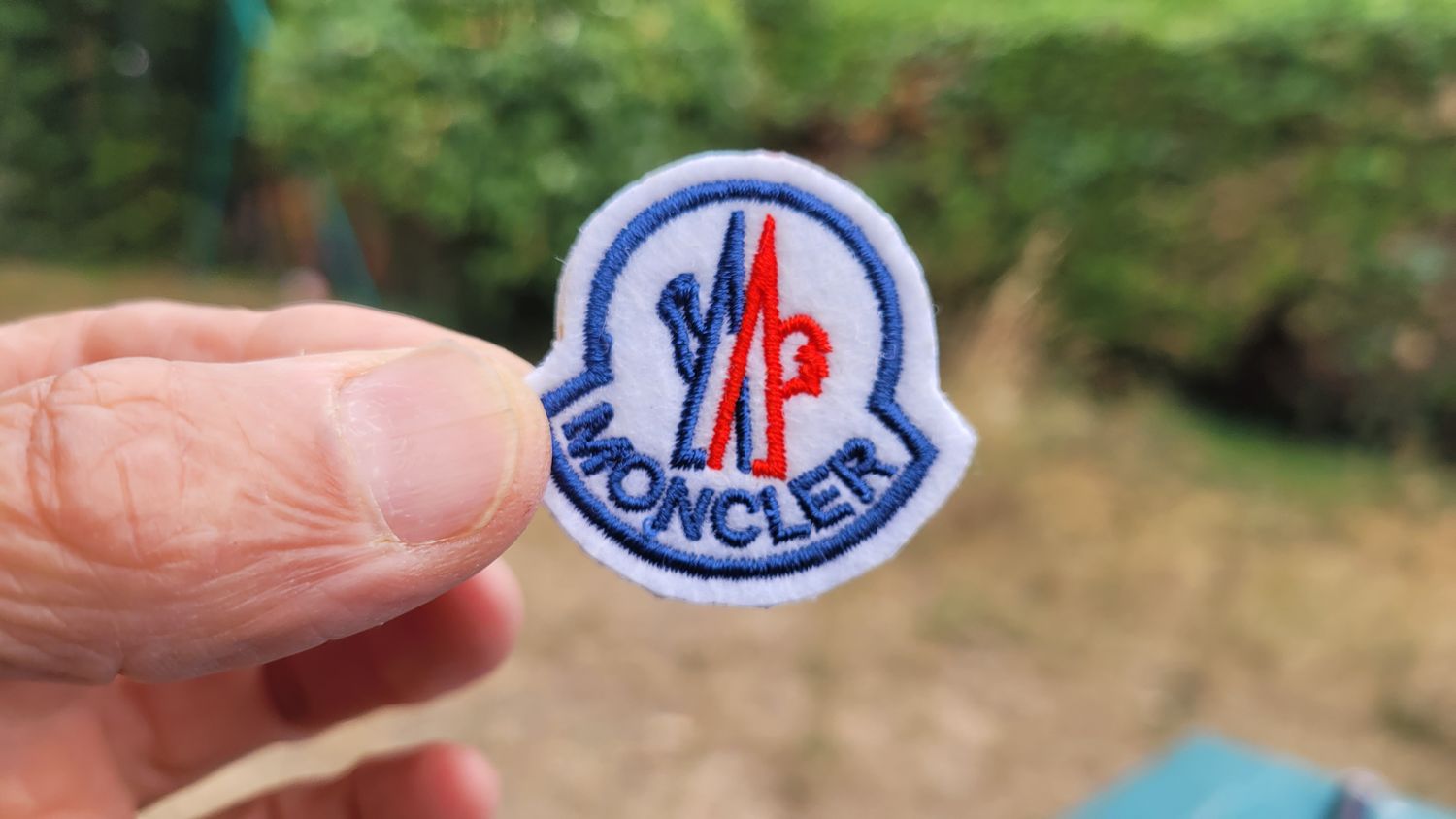 Moncler Logo Embroidered Iron-On Patch