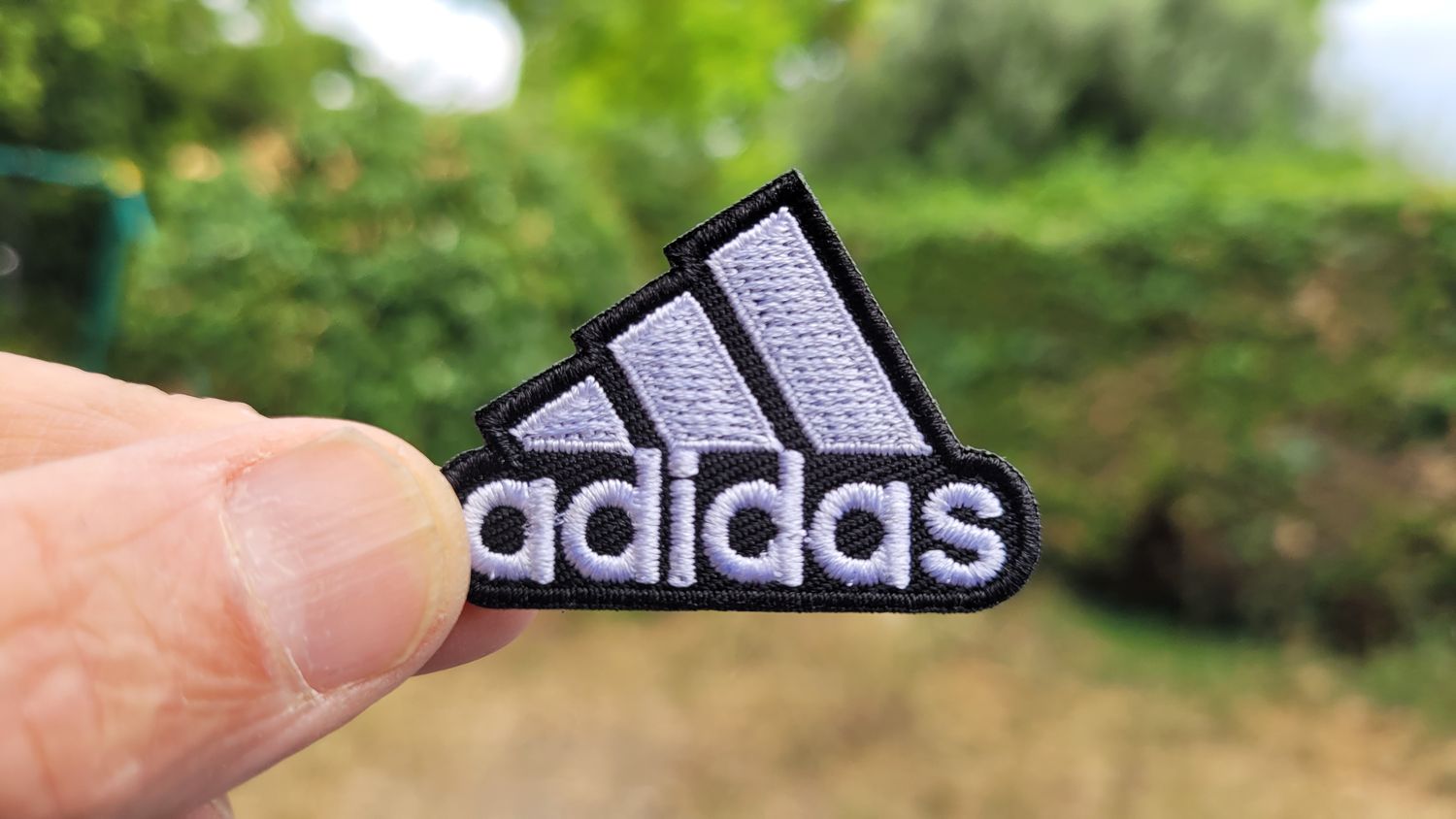 Adidas Triangle Logo Embroidered Iron-On Patch