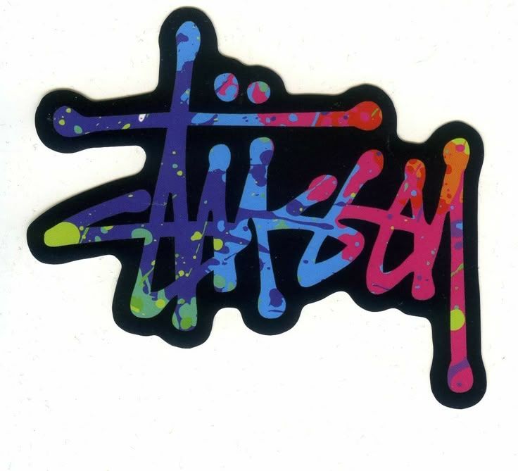 Stussy Iron-On Patch – Full-Color Print