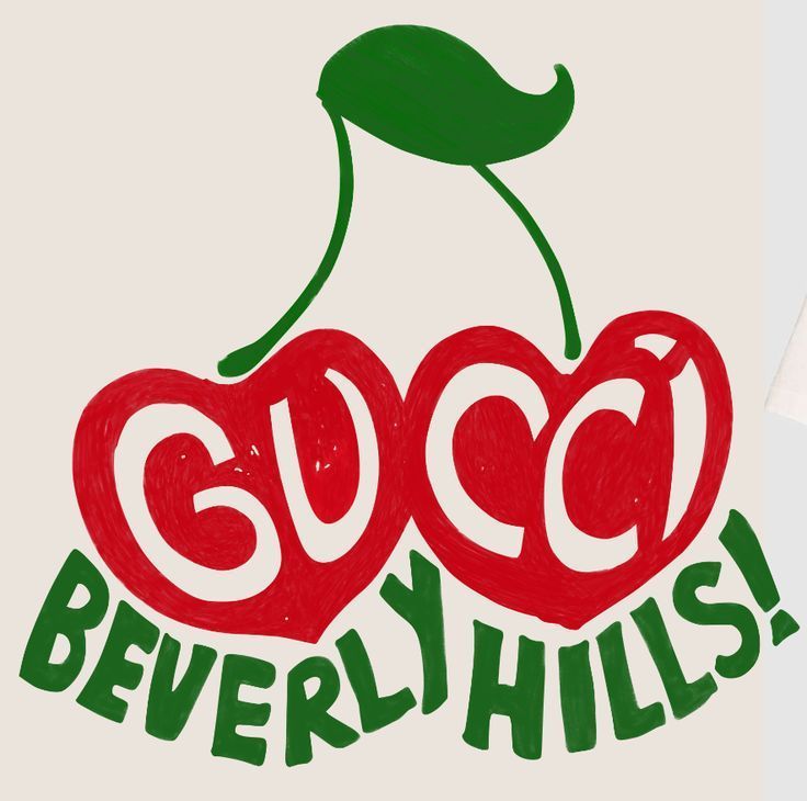 Gucci Beverly Hills Iron-On Patch – Full-Color Print