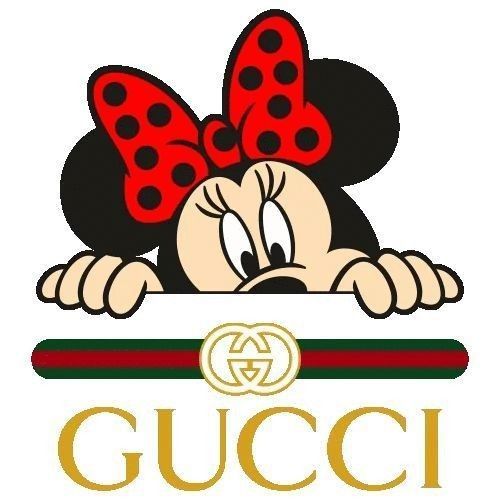 Gucci x Minnie Iron-On Patch – Full-Color Print