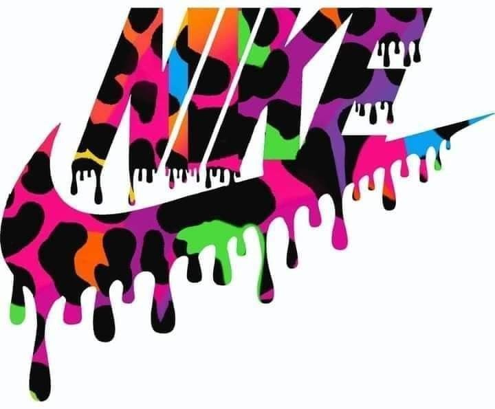 Nike Drip Iron-On Patch – Full-Color Print