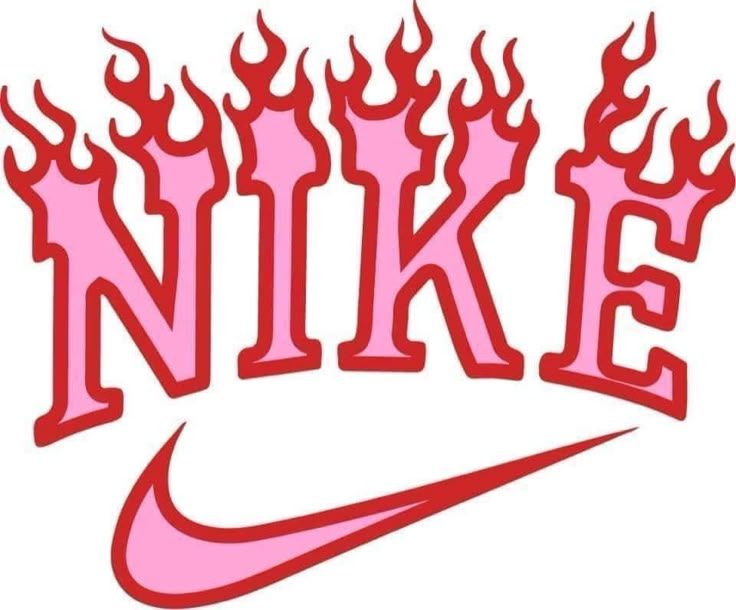 Nike Fire Iron-On Patch – Full-Color Print