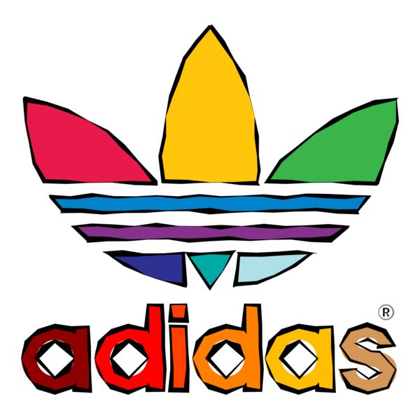 Adidas Fire Iron-On Patch – Full-Color Print