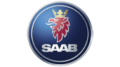 Saab Logo Iron-On Patch – Full-Color Print