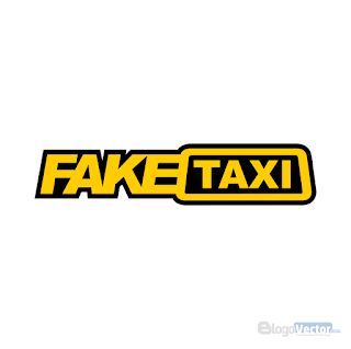 Fake Taxi Logo Iron-On Patch – Full-Color Print