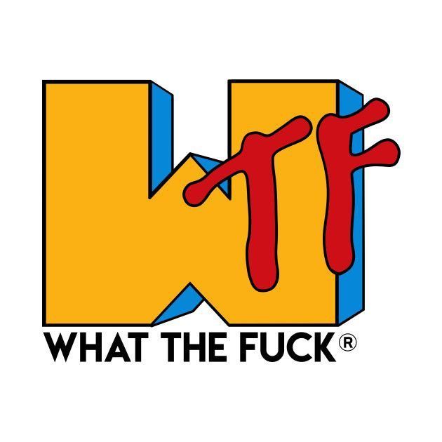 WTF x MTV Logo Iron-On Patch – Full-Color Print