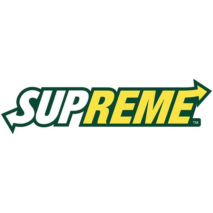 Supreme Logo Iron-On Patch – Full-Color Print