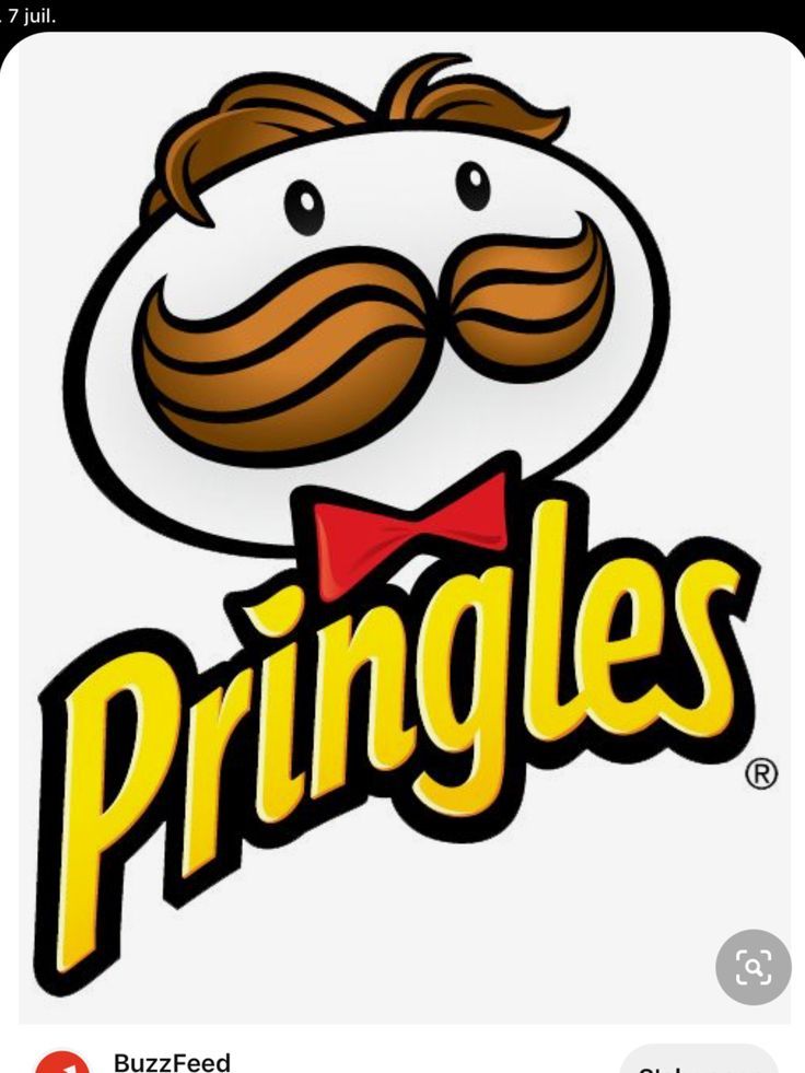 Pringles Iron-On Patch – Full-Color Print