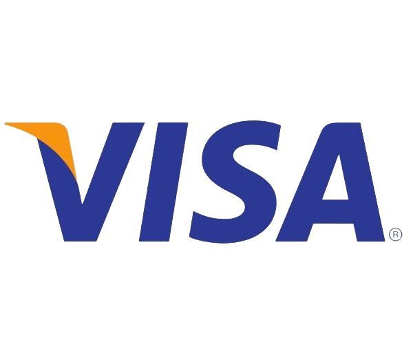 Visa Logo Iron-On Patch – Full-Color Print
