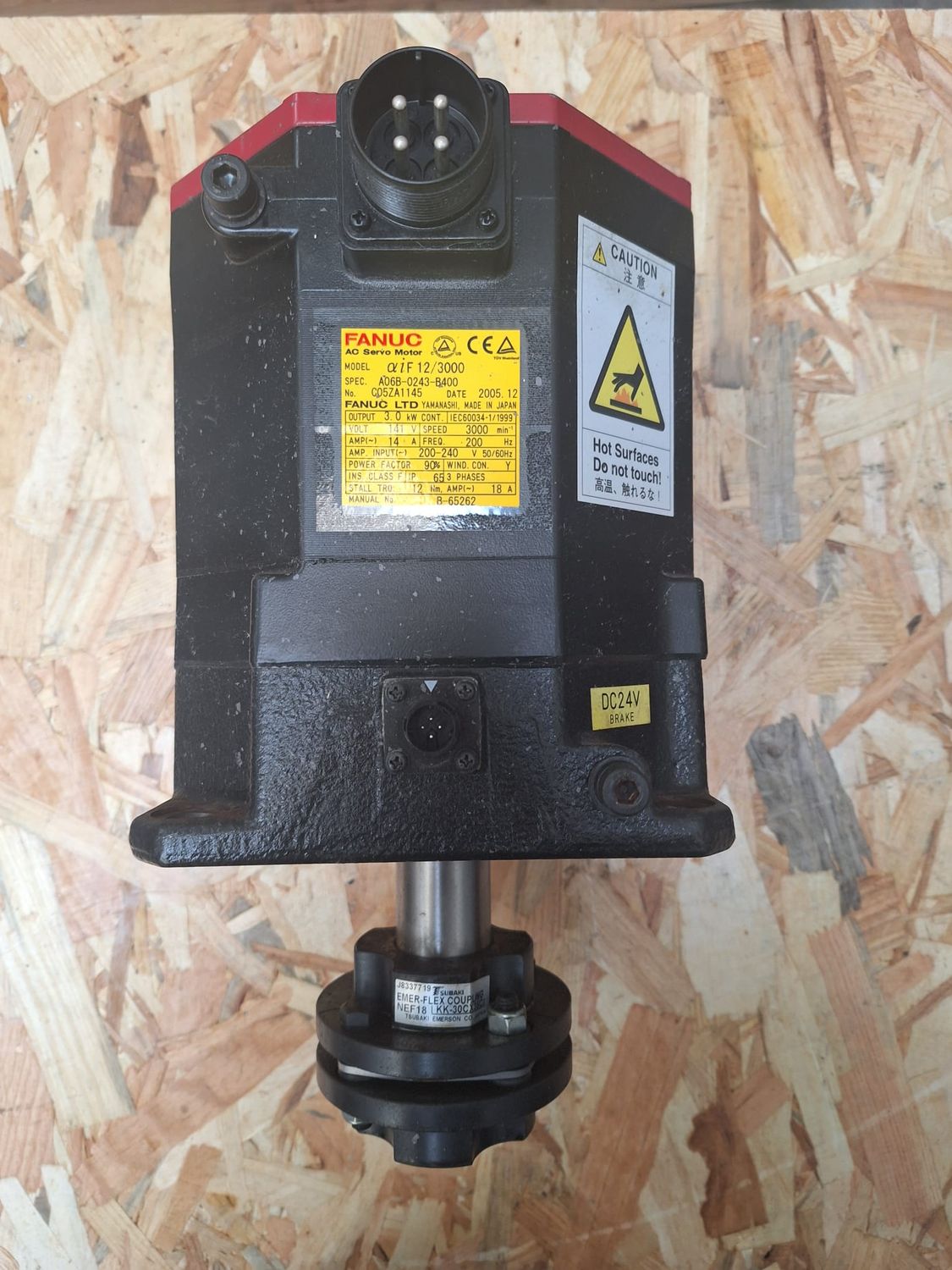 FANUC AC SERVO MOTOR A06B-0243-B400