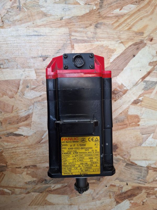 FANUC AC SERVO MOTOR IF 1-5000 A06B-0202-B605
