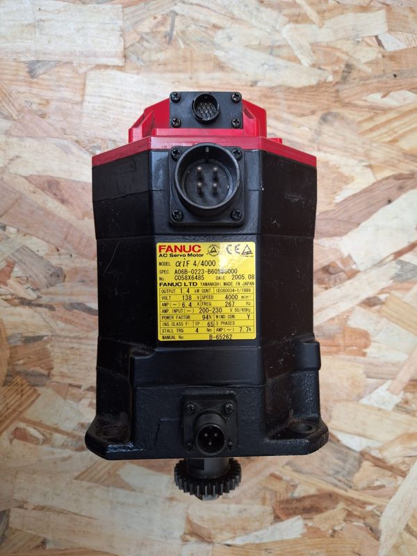 FANUC AC SERVO MOTOR IF 4-4000 A06B-0223-B605 S000 PULSECODER A860-2010-T341