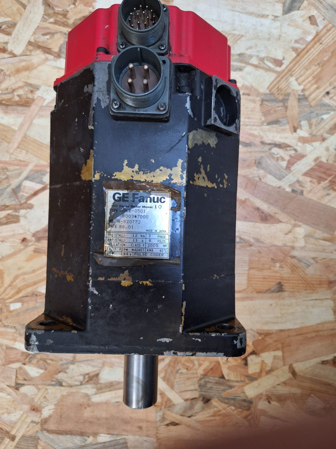 GE FANUC AC SERVO MOTOR MODEL 10 TYPE A06B-0501-B003