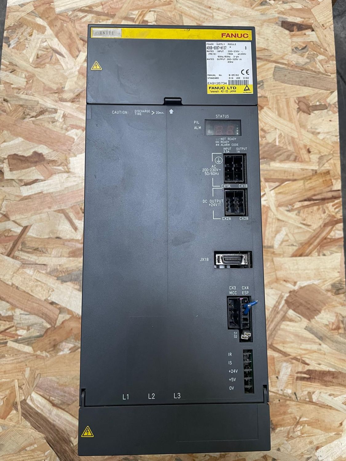 FANUC POWER SUPPLY MODULE A06B-6087-H137