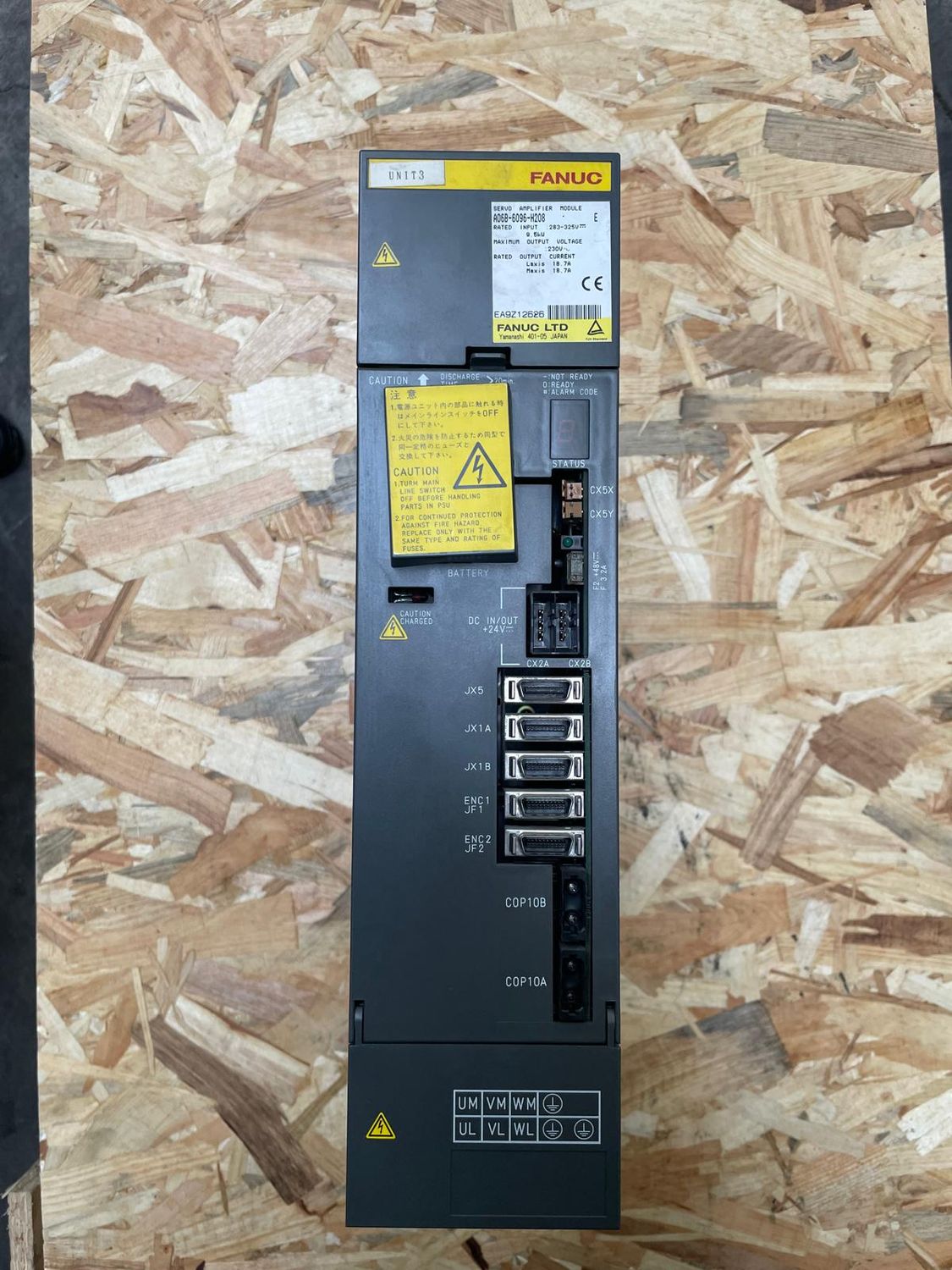 FANUC SERVO AMPLIFIER MODULE A06B-6096-H208