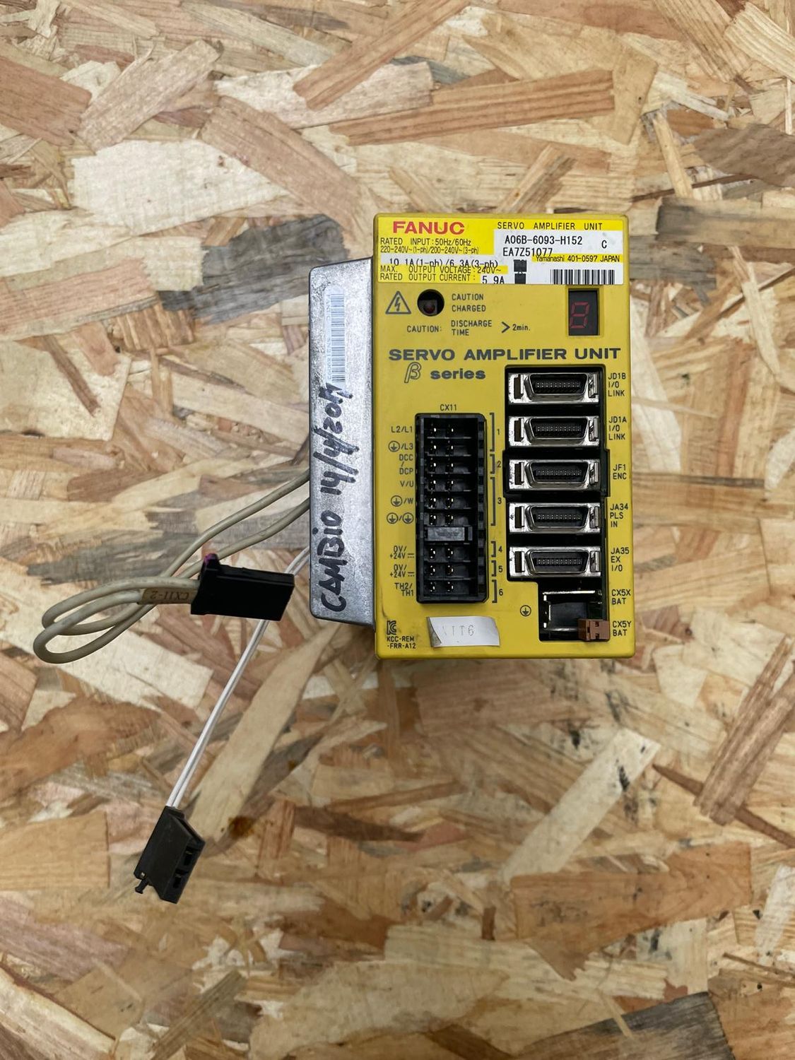 FANUC SERVO AMPLIFIER UNIT A06B-6093-H152