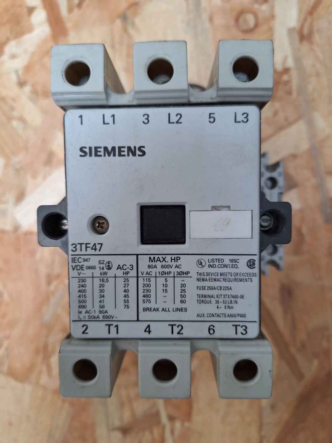 SIEMENS 3TF47 3TF4722-0DB4 P49350049