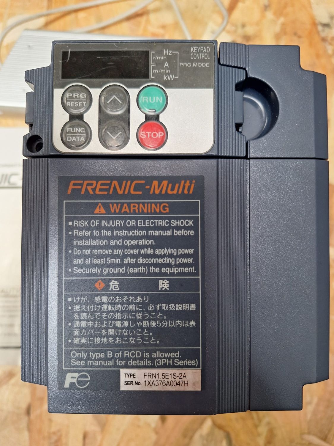 FRENIC MULTI KEYPAD CONTROL FRN1 5E1S-2A 1XA376A0047H