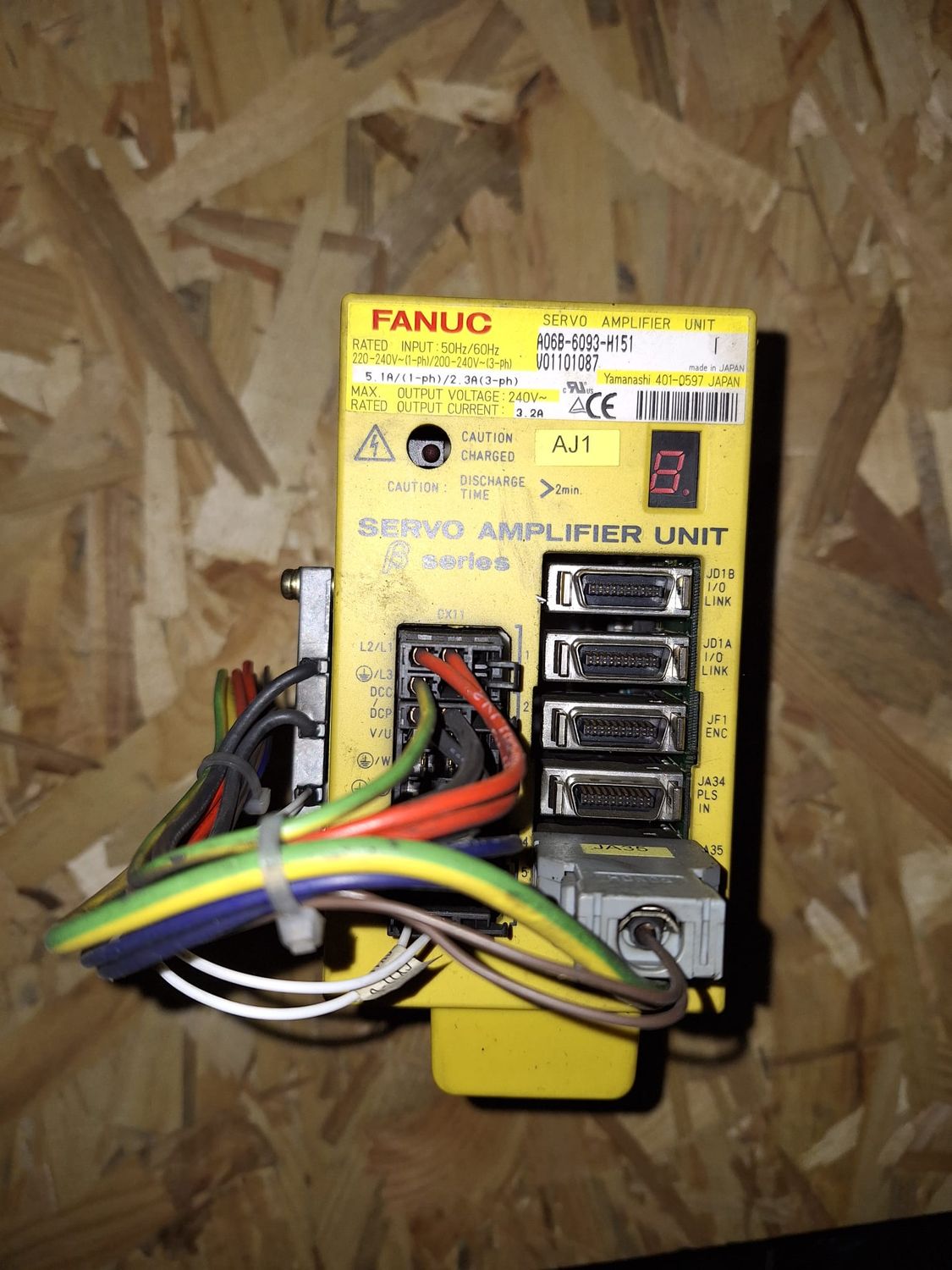 FANUC SERVO AMPLIFIER UNIT A06B-6093-H151