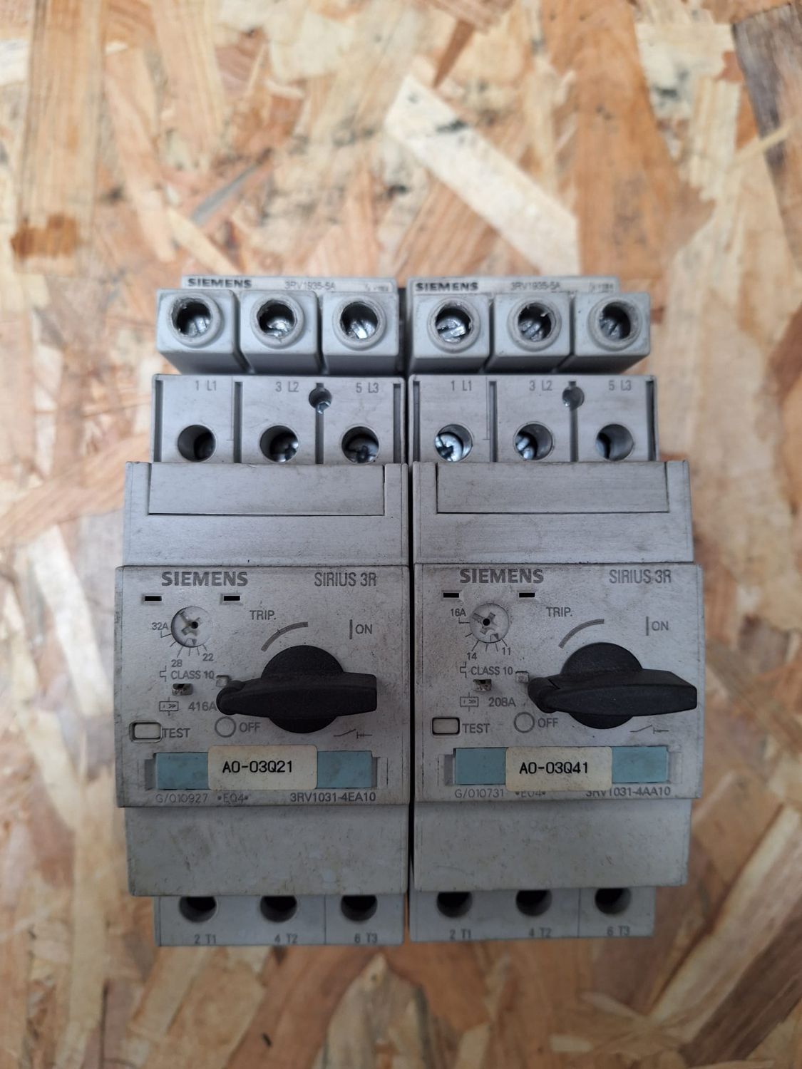 SIEMENS SIRIUS 3R A0-03Q21 3RV1031-4EA10