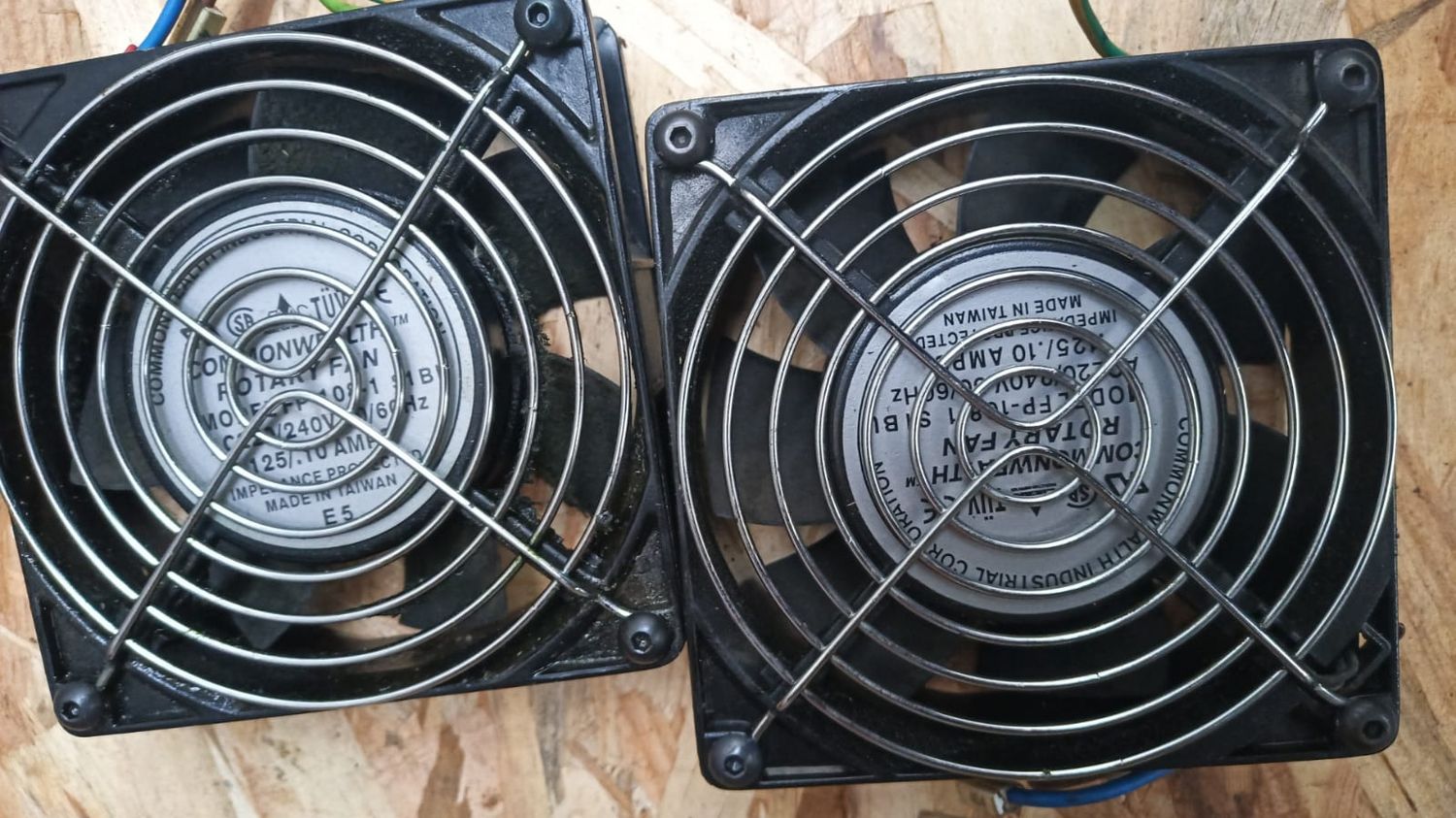 COMMON HEALTH INDUSTRIAL CORPORATION ROTARY FAN MODEL FP108-1