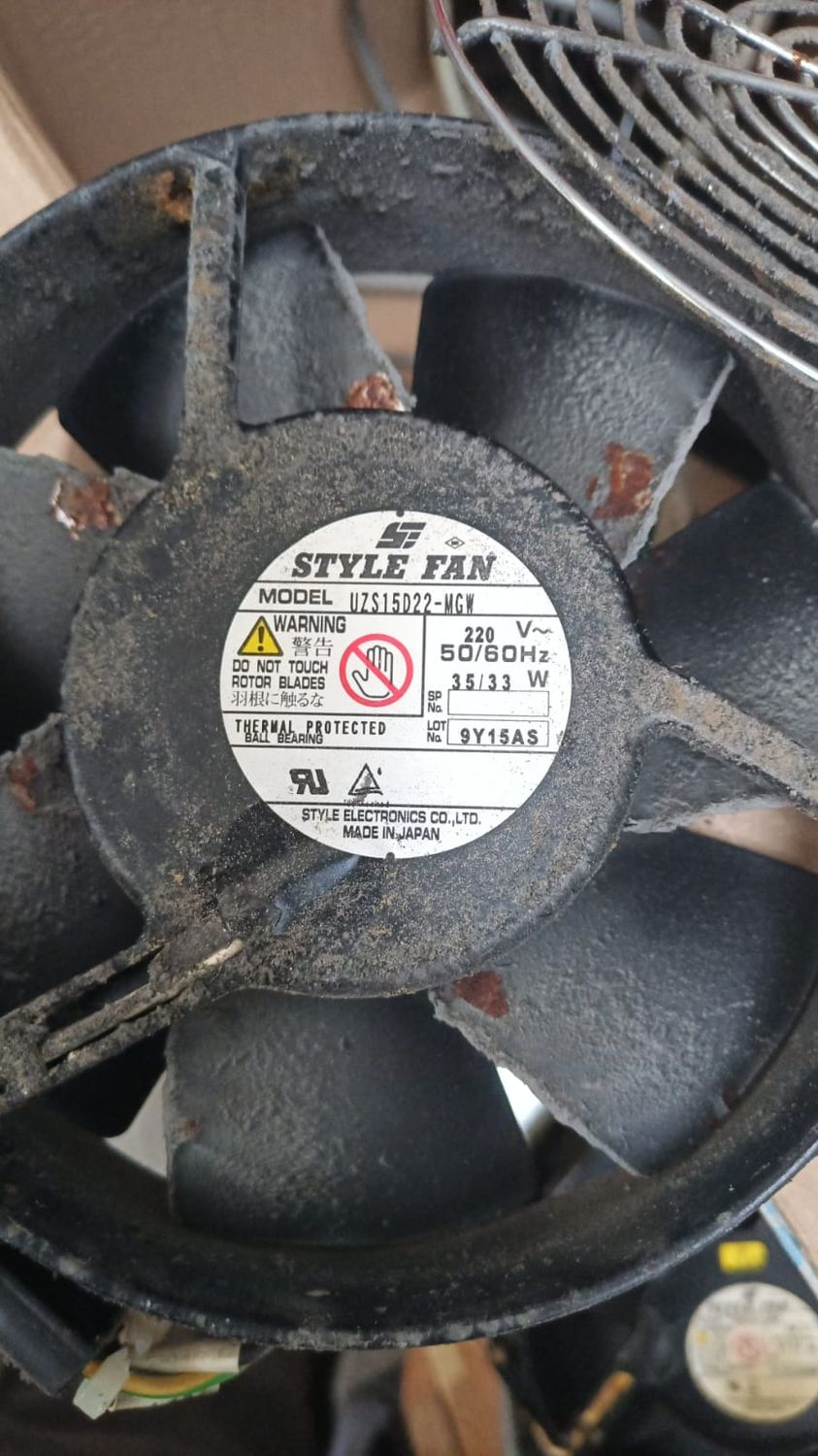 ​STYLE FAN MODEL UZS15F22-ZMGW 5Y15ASM