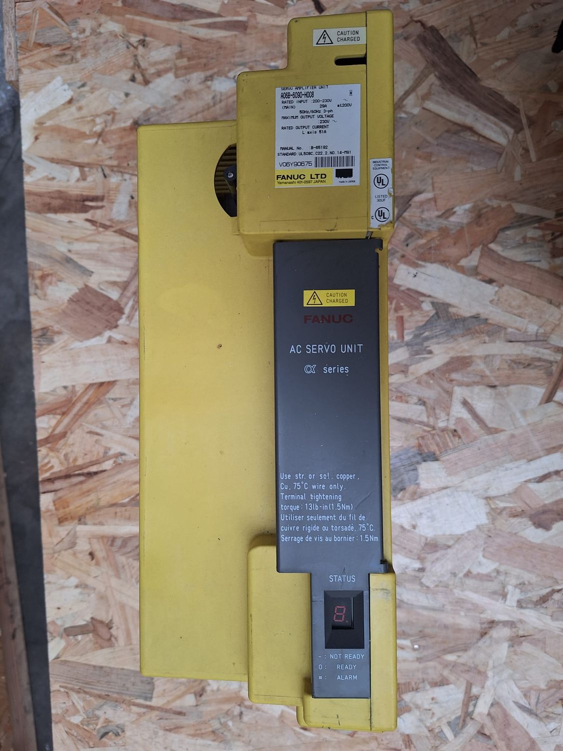 FANUC SERVO AMPLIFIER UNIT A06B-6090-H008