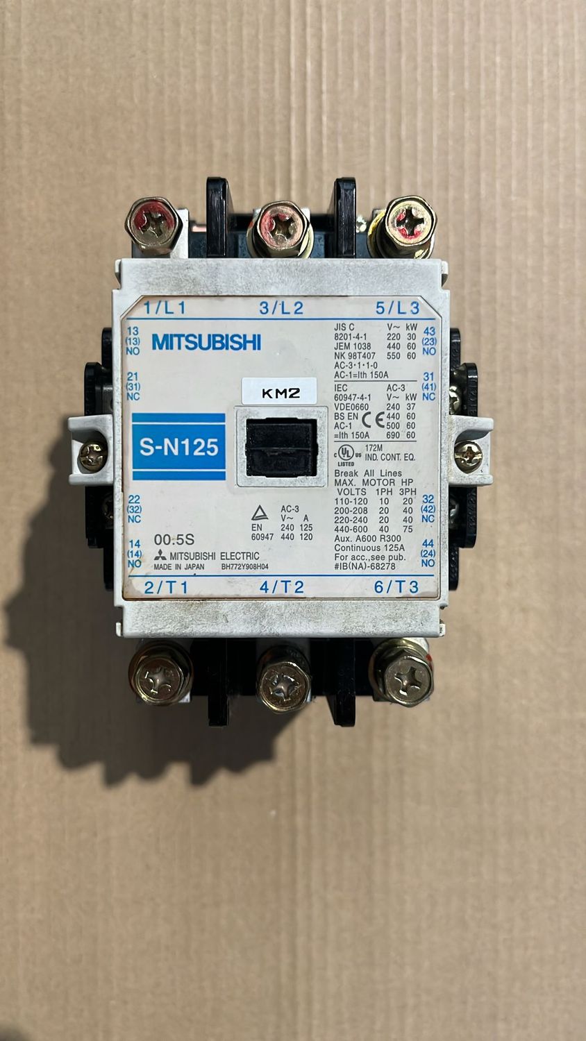 Contactor Mitsubishi S-N125 (KM2) Contactor Mitsubishi S-N125 (KM2)