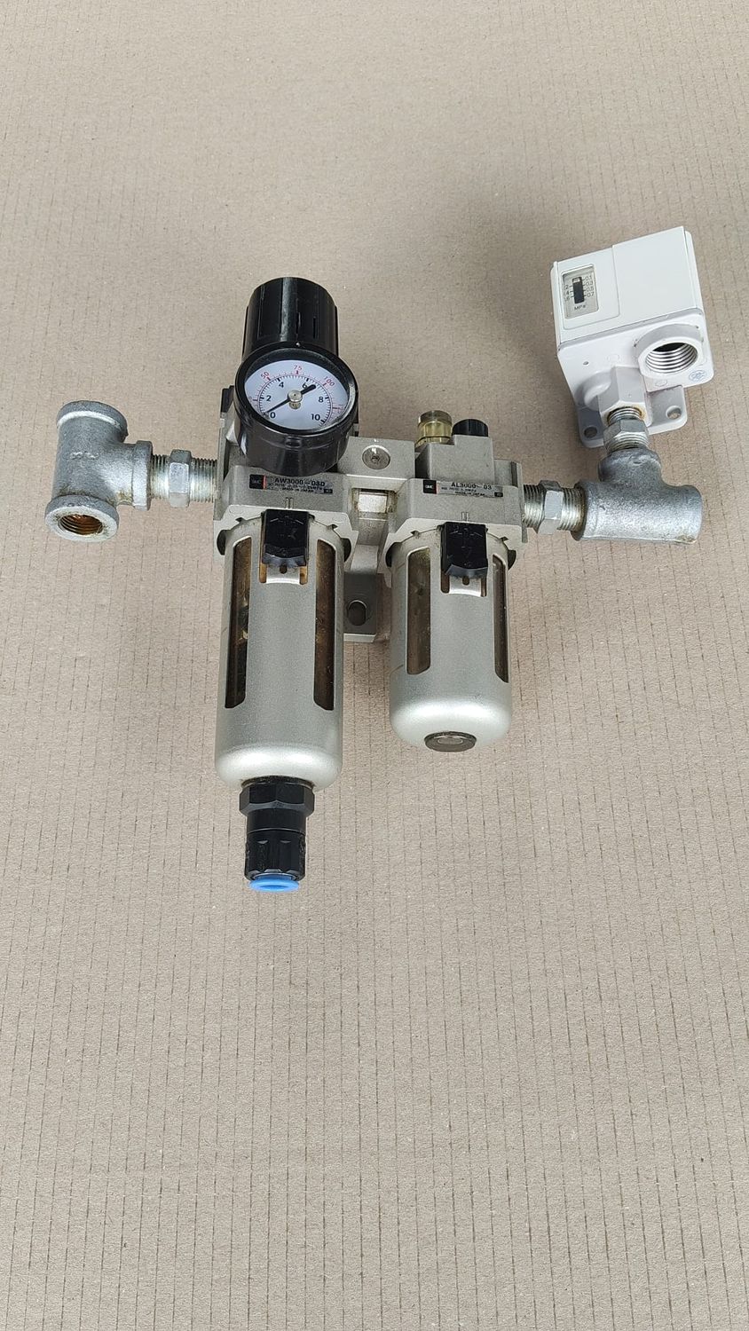 Conjunto de mantenimiento neumático SMC AW3000-03D + AL3000-03