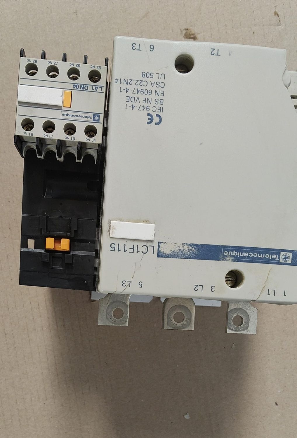 Contactor Telemecanique LC1 F115
