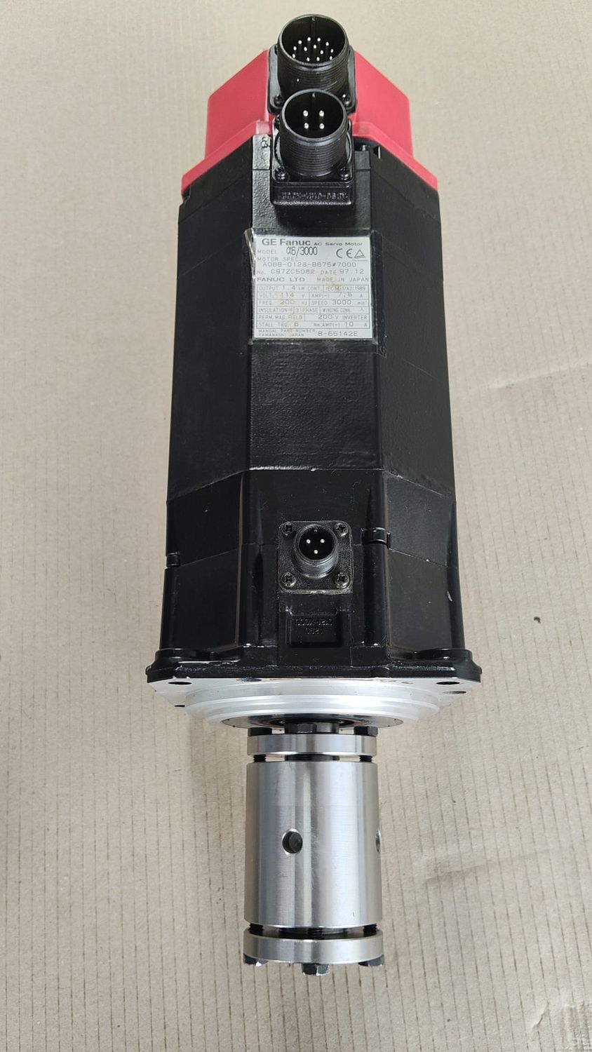Servomotor GE FANUC AC Servo Motor α6/3000 A06B-0128-B675#7000