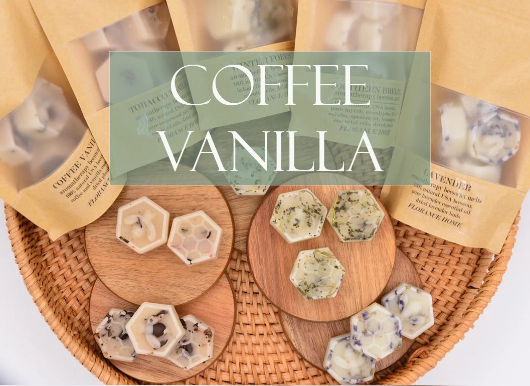 Coffee Vanilla Organic Beeswax Melts