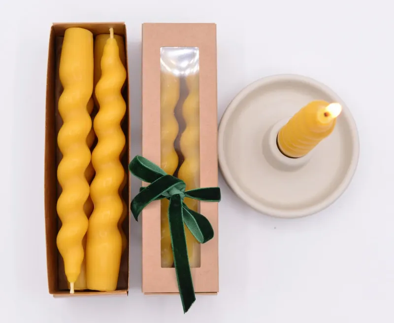 Handmade Pure Beeswax Candles