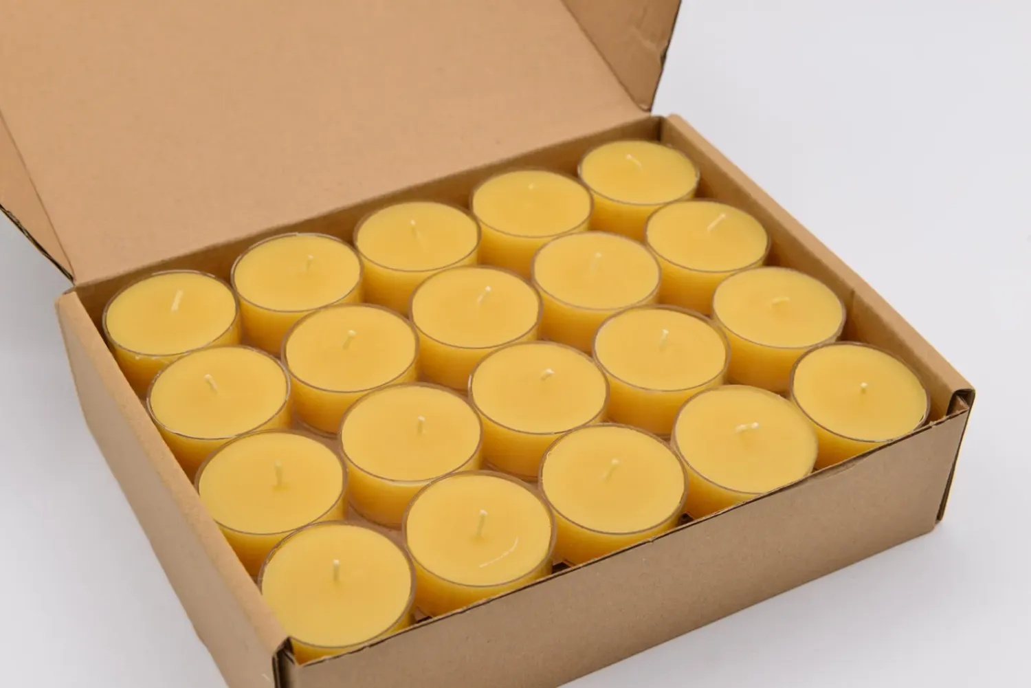100% Pure Beeswax Tealights in Box