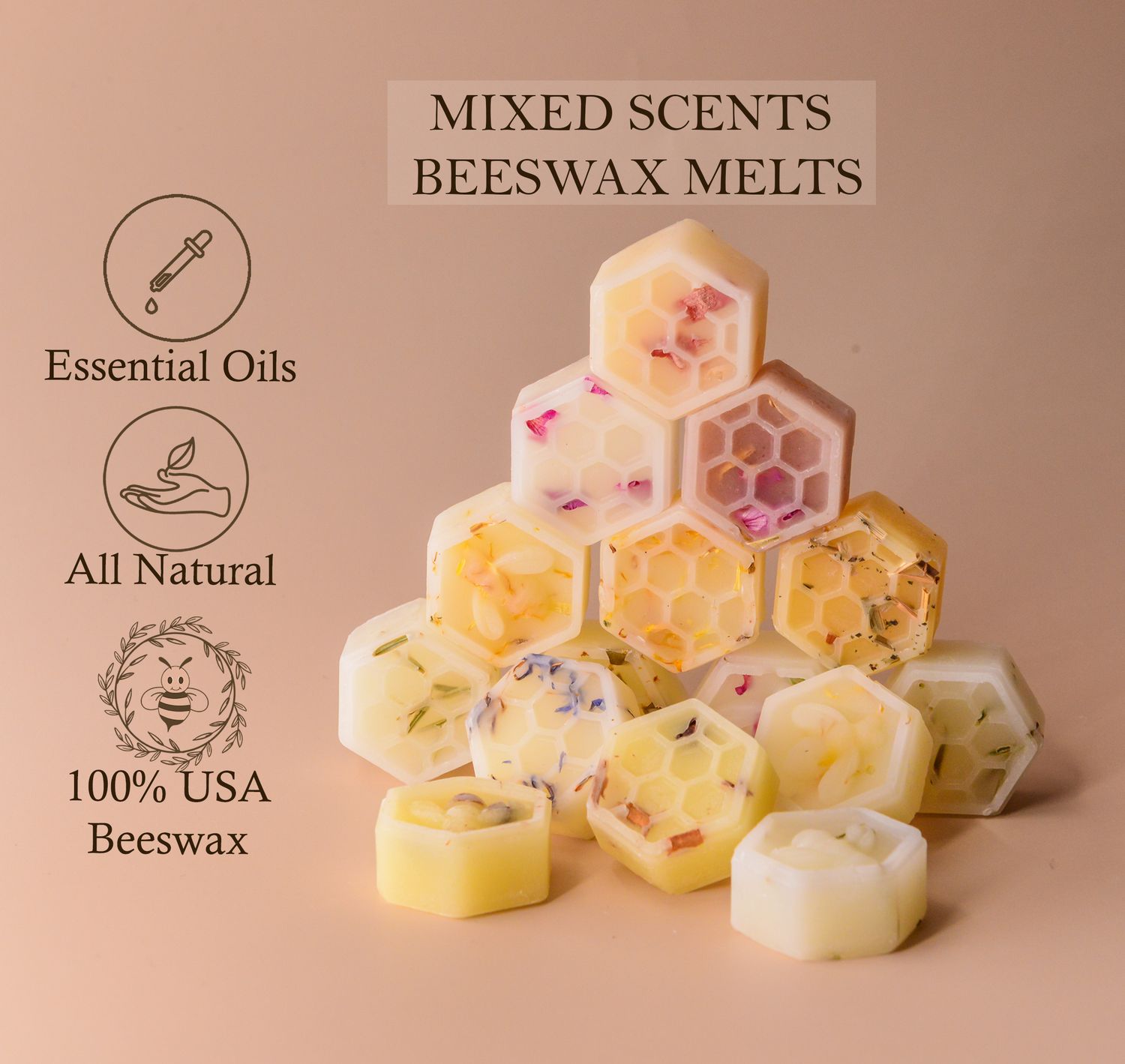Beeswax Essential Oil Melts - Mixed Scents Pack