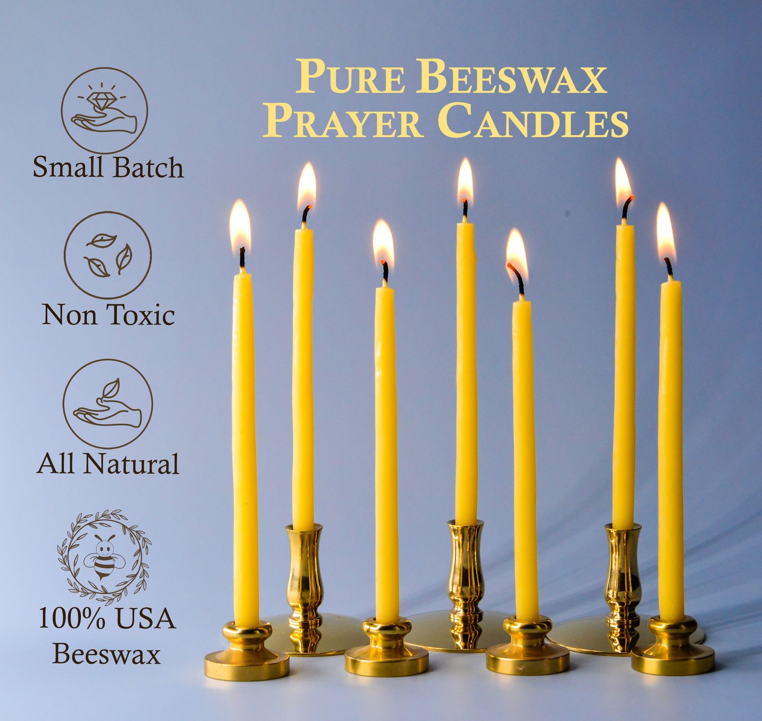Prayer &amp; Advent Calendar Beeswax Candles