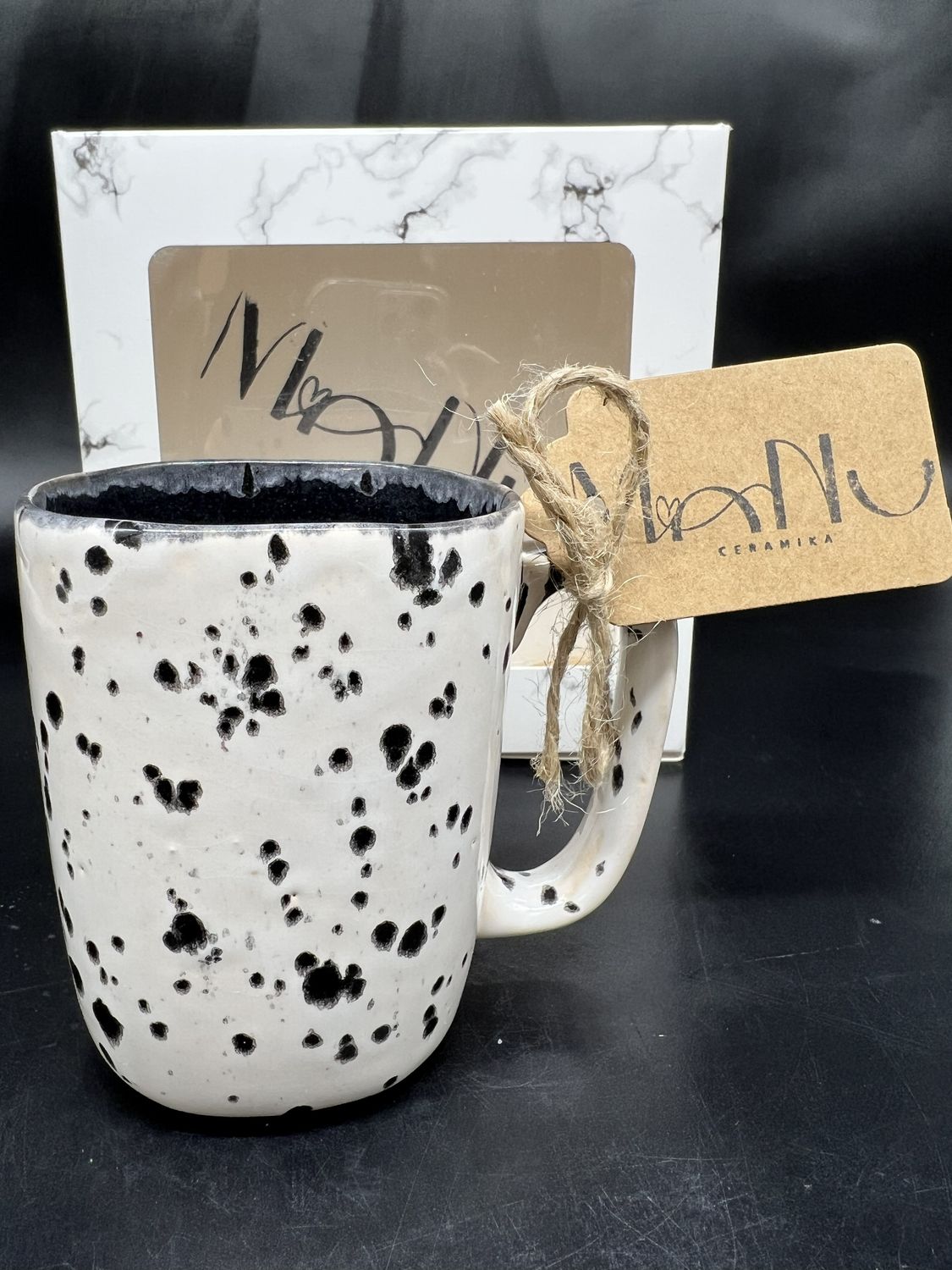 DALMATIN XL BIAŁY kubek