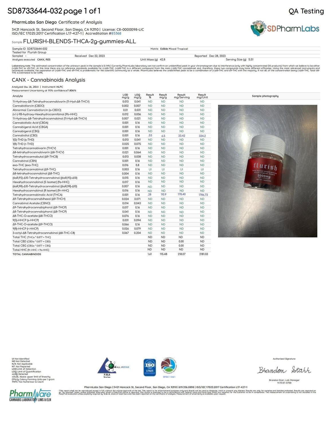 Flurish Mixed Fruit, Dose: 2000mg