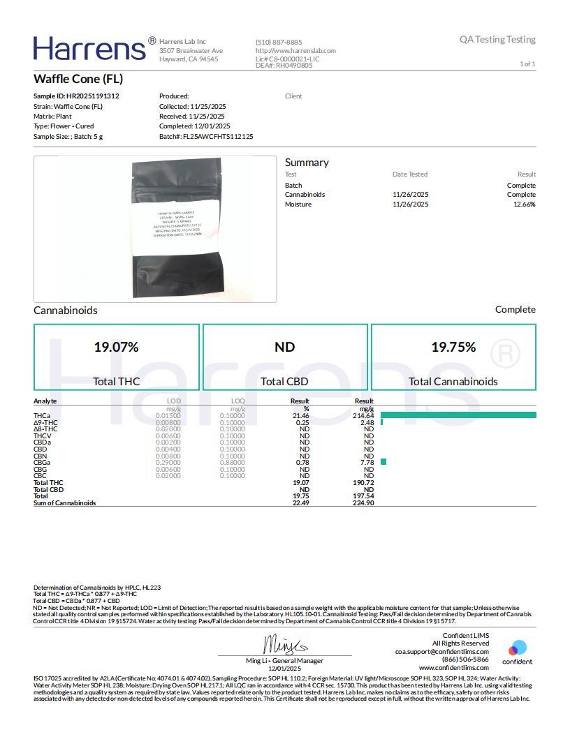 Waffle Cone (Hybrid), How Much?: 3.5g