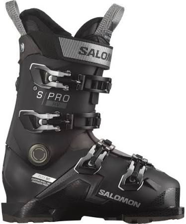 Salomon s/pro HV 90 W GW, Size: 22/22.5, Color: Black/Silver Metallic