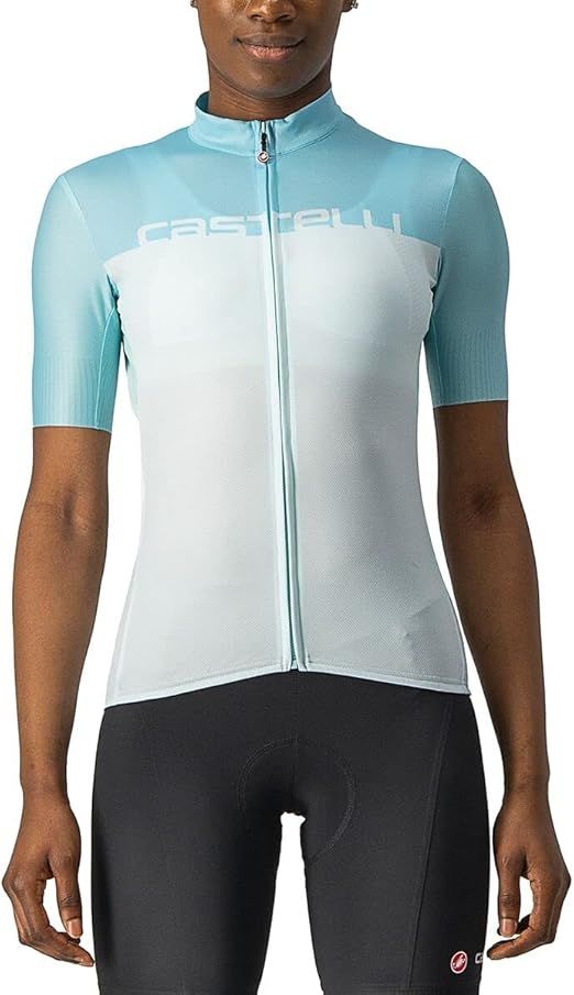 Castelli Womens Velocissima Jersey, Size: Large, Color: Aqua