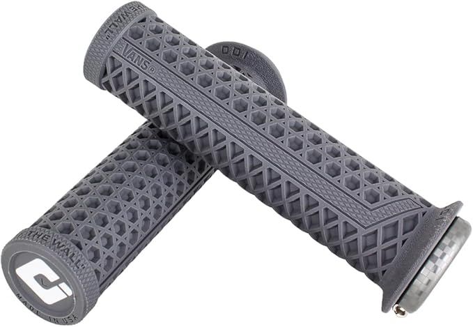 Odi V2 Vans Bike Grips, Color: White/Graphite